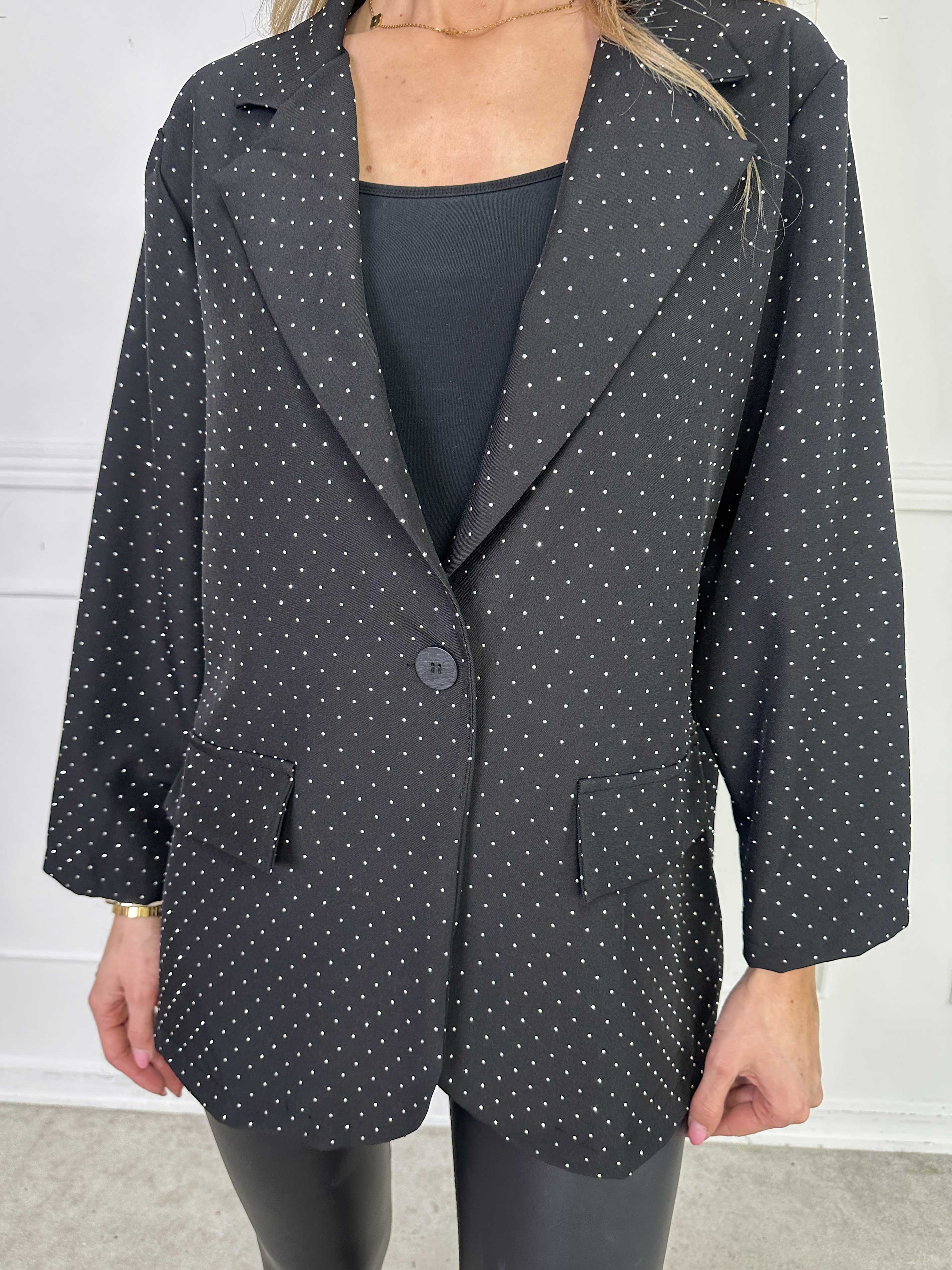 Lanthe - Blazer med glitrende similisten